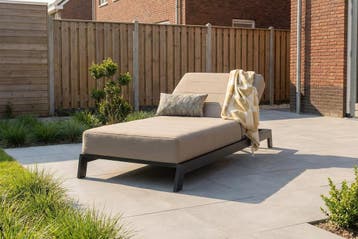 Mexico ligbed - Sunbrella - Taupe, Verzenden, Nieuw, Overige materialen