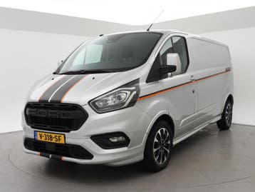 Ford Transit Custom 310 2.0 TDCI 170 PK AUT. L2H1 SPORT + CA, Automaat, Gebruikt, Euro 6, Leder en Stof