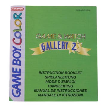 Game & Watch Gallery 2 - Game Boy Color (Losse Handleiding), Verzenden, Zo goed als nieuw