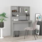 vidaXL Bureau met schappen 102x45x148 cm bewerkt hout, Verzenden, Nieuw