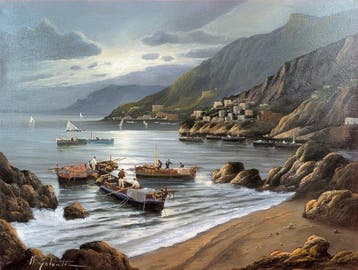 Mario Galanti (XX) - La poesia del mare, Antiek en Kunst