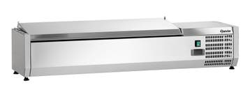 Bartscher Opzetkoelvitrine ED4-1201 | 5x 1/4 GN | 1200x335x2, Ophalen of Verzenden, Nieuw