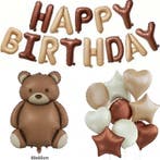 Ballonboog pakket Happy Birthday Beer DeLuxe 79-delig, Verzenden, Nieuw, Versiering, Verjaardag