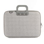 Bombata 15 inch Laptoptas Pied de Poule - Stof - Grijs, Verzenden, Nieuw