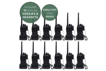 Activ24 12x Baofeng BF-1904 extra krachtige portofoon, Verzenden, Nieuw, Portofoon of Walkie-talkie, Met broekklem