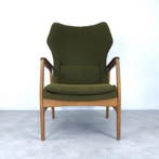 fauteuil Madsen Schubell Bovenkamp nieuw gestoffeerd 60s, Huis en Inrichting, Ophalen, Hout, Vintage, 75 tot 100 cm
