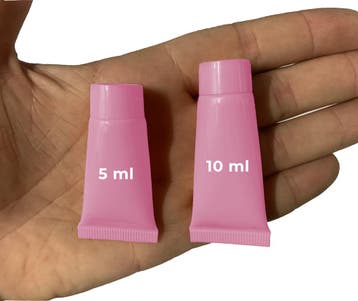 Set van 50 hervulbare, lege tubes (10 ml, roze), Ophalen of Verzenden, Nieuw