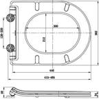 Wandcloset Wiesbaden Vesta Rimless Tornado Flush met, Doe-het-zelf en Verbouw, Ophalen of Verzenden, Nieuw