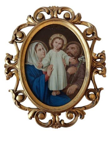 Italiaanse school (XIX) - La Sacra Famiglia, Antiek en Kunst