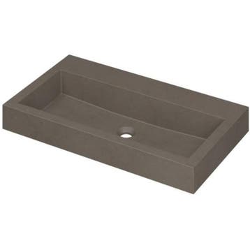 INK Momento Wastafel Quartz Zonder Kraangat - 800x450x90 mm, Ophalen of Verzenden, Nieuw