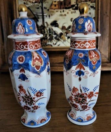 De Porceleyne Fles, Delft - Vaas (2) - Keramiek - Royal