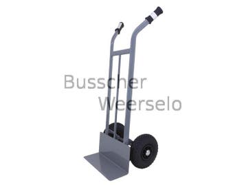 Steekwagen zwaar 100L Max. 200kg - Grijs - Luchtbanden, 80 tot 100 liter, Ophalen of Verzenden, Nieuw, Steekwagen