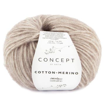 Katia Concept Cotton-Merino - 139 reebruin - Katoen/Merino, Ophalen of Verzenden, Nieuw