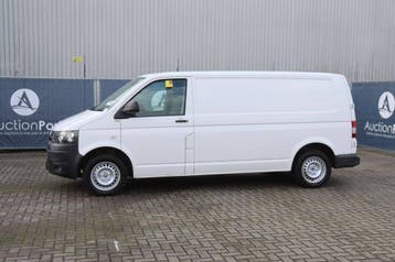 Veiling: Bestelwagen Volkswagen Transporter Diesel 140pk 201, Gebruikt, Volkswagen, Wit, BTW verrekenbaar