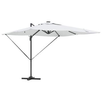 vidaXL Parasol Zand 286 x 284 x 270 cm Aluminium en, Verzenden, Nieuw, 2 tot 3 meter