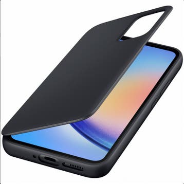 Smart Clear View cover Samsung Galaxy A35 EF-ZA356CBE zwart, Verzenden, Nieuw
