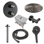 Brauer Gunmetal Carving Thermostatische Regendoucheset, Ophalen of Verzenden, Nieuw