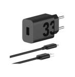 Motorola - TurboPower 33W - USB-A naar USB-C - Black, Verzenden, Nieuw