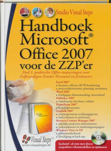 Handboek Microsoft Office 2007 voor de ZZP¿er 1, Verzenden, Zo goed als nieuw