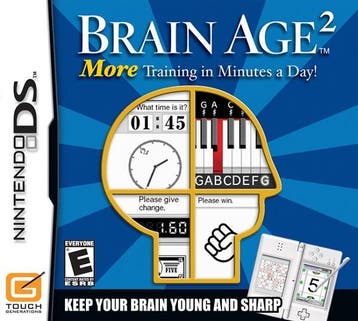 Brain Age 2: More Training in Minutes a Day (DS) 3DS, 1 speler, Ophalen of Verzenden, Zo goed als nieuw, Vanaf 3 jaar
