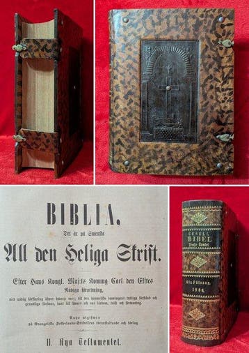 [KING CHARLES XII BIBLE] - BIBLIA Det är på Sweuska All den