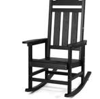 Zwarte Outdoor Schommelstoel met Rugleuning voor Tuin, Tuin en Terras, Tuinstoelen, Verzenden, Nieuw