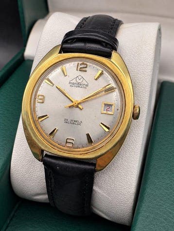 Mondaine - Vintage Automatic - 25 Jewels Incabloc – Swiss, Nieuw