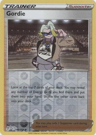 gordie 149/203 reverse holo evolving skies, Ophalen of Verzenden, Nieuw, Losse kaart, Foil