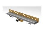R-Line douchegoot rvs met wandflens 700x62mm ZU. 40mm bli..., Verzenden, Nieuw in verpakking