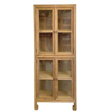 Vitrinekast met glas aan de zijkant ChinaVitrinekasten, Huis en Inrichting, Ophalen of Verzenden, Nieuw