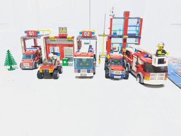 Lego Set - City - 66358 Brandweer Superpack: 7208, 7239,, Nieuw