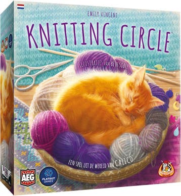 Knitting Circle (NL versie) | White Goblin Games -, Hobby en Vrije tijd, Gezelschapsspellen | Bordspellen, Verzenden, Nieuw