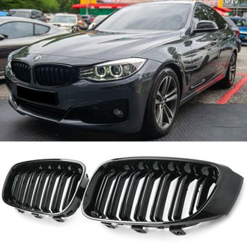 Grille glans zwart geschikt voor BMW 3 Serie F34 GT |