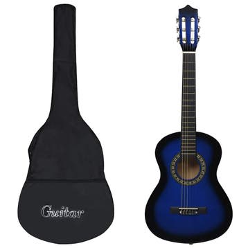 vidaXL Gitaar klassiek beginner kinderen met tas 1/2 34, Muziek en Instrumenten, Snaarinstrumenten | Gitaren | Akoestisch, Verzenden