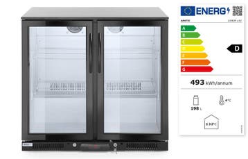 Arktic Barkoelkast | 200L | Zwart | +2°C/+10°C | Geforceerd, Ophalen of Verzenden, Nieuw