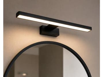 Veiling - 2 x LED Spiegel-/Schilderijlamp 8W – Zwart – L, Nieuw