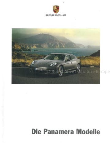 2012 PORSCHE PANAMERA HARDCOVER BROCHURE DUITS, Nieuw, Porsche, Author