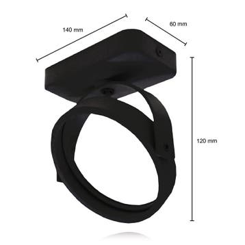 Plafondlamp Euke Zwart voor 1x ES111 GU10 lamp (niet inbe..., Ophalen of Verzenden, Nieuw