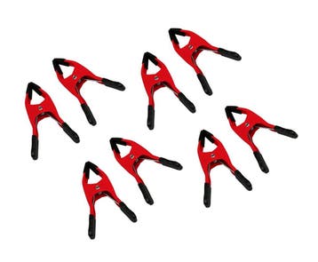 Set van 6 zeilklemmen (15 cm, rood), Doe-het-zelf en Verbouw, Ophalen of Verzenden, Nieuw