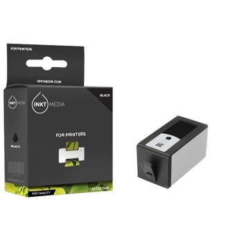 Geschikt HP 934XL (C2P23AE) inktcartridge zwart hoge, Nieuw, Cartridge, Inktmedia