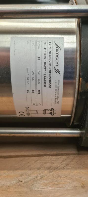 Nexis-v verticale boosterpomp v229-fse/ks/400-50 nd25 2.2kw,, Ophalen of Verzenden, Gebruikt