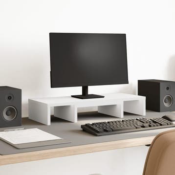 vidaXL Monitorstandaard verstelbaar 60x24x10,5 cm bewerkt, Computers en Software, Verzenden, Nieuw
