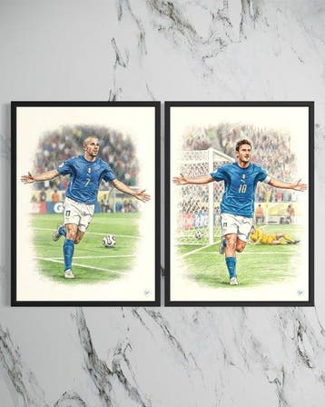 SDIMART 1996 - Lot of 2 Alessandro Del Piero and Francesco, Nieuw