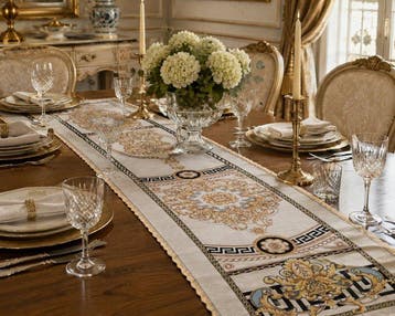 Tafelmiddenstuk - Tafelloper “Classic Baroque” – katoenen