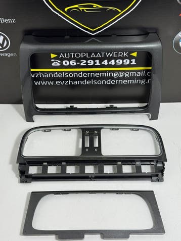 VW Polo V 6R afdekplaat radio omlijstingset bj.2014 6R085069, Auto-onderdelen, Dashboard en Schakelaars, Gebruikt, Volkswagen