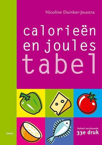 Calorieentabel / Joulestabel - Joustra, Verzenden, Gelezen