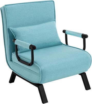 2dekans | WOLTU 3-in-1 Slaapstoel - Logeerbed - Blauw -, Ophalen of Verzenden, Zo goed als nieuw
