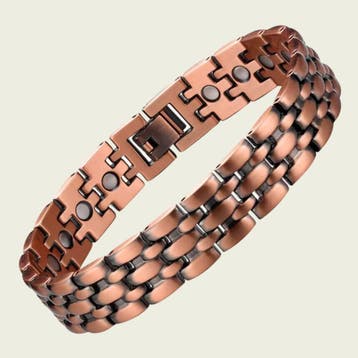 Luxe gezondheidsarmband magnetisch koper - 1,3 cm, Sieraden, Tassen en Uiterlijk, Armbanden, Ophalen of Verzenden, Nieuw