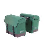 Beck Dubbele Fietstas Natural Groen, Verzenden, Nieuw