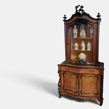 Kast - Wortelnotenhout - Willem III, Antiek en Kunst